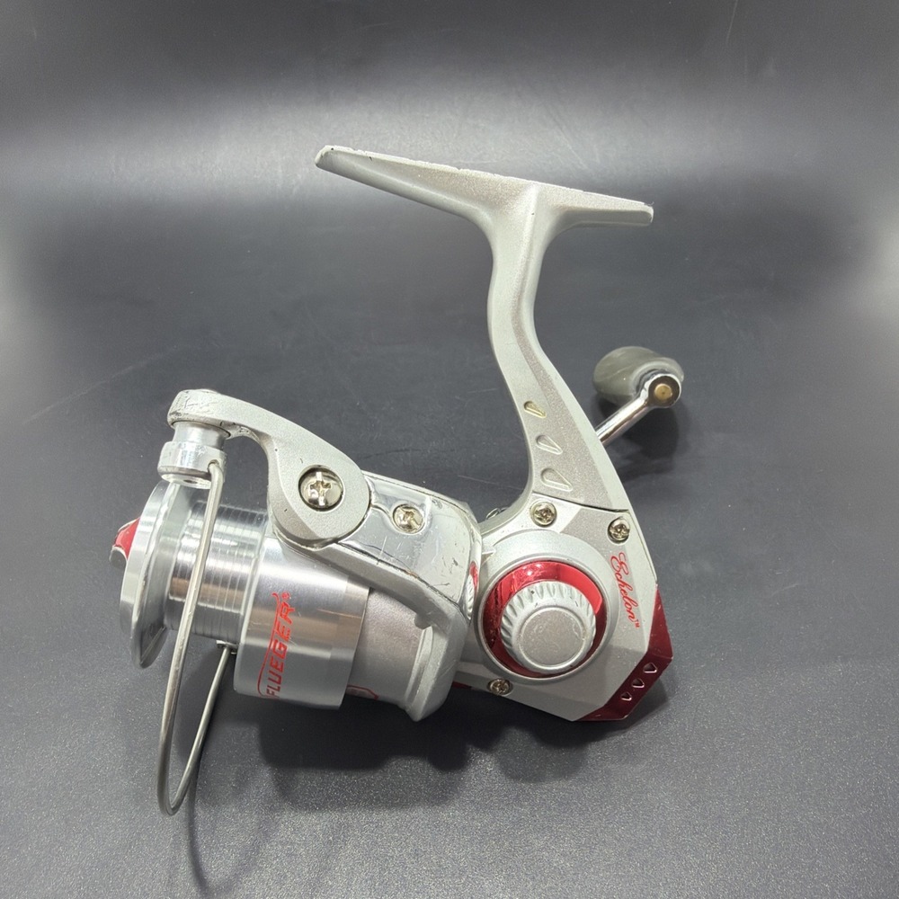 Pflueger Echelon Spinning Fishing Reel Silver Red 5.2:1 Gear Ratio 6 Bearings